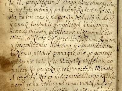 Przysięga Nowego Mieszczanina