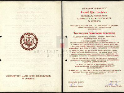 Serdeczne życzenia, Towarzyszu!